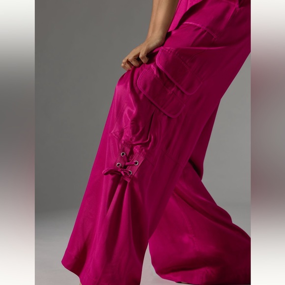 By Anthropologie palazzo utility pants (10) - Picture 5 of 5